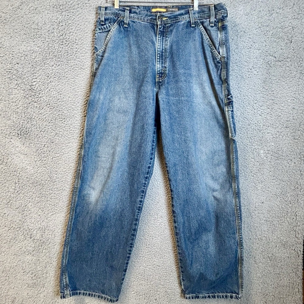 Vintage Levis Silvertab Jeans Men 36x32 Blue Relaxed Baggy Denim Y2K Loose Skate